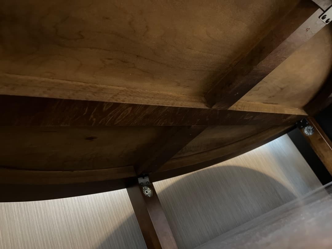 楕円形2段センターテーブル中棚板付き リビングローテーブル