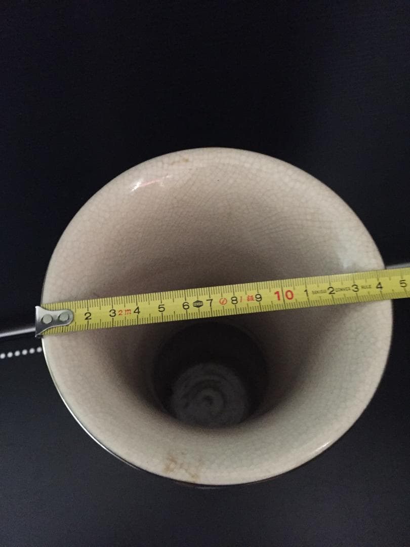 昭和レトロ　大きな花瓶　新品未使用　年代物