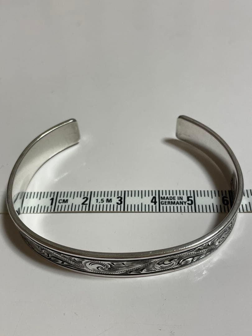 THE FLAT HEAD シルバー スクロール柄 バングル