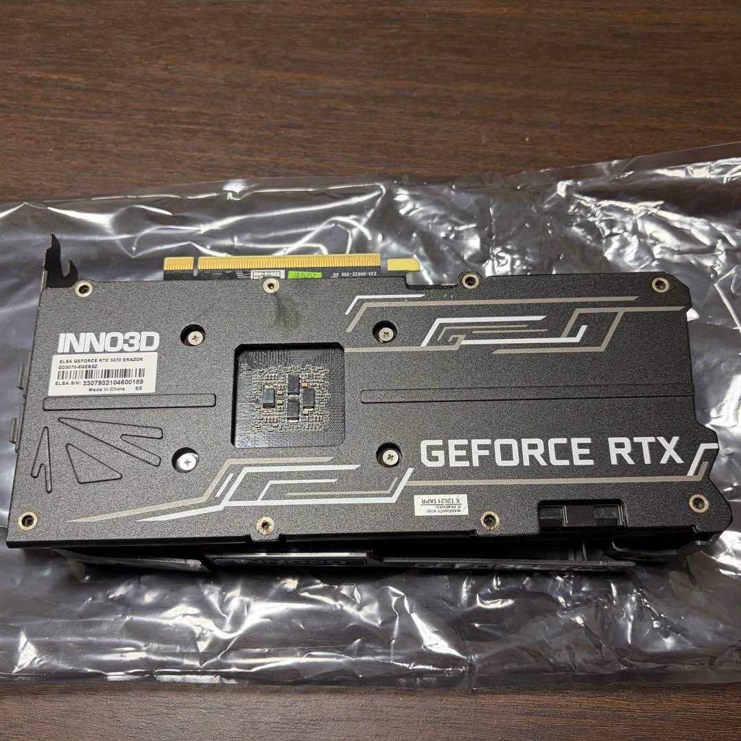 美品 RTX 3070 INNO3D 8GB グラフィックボード 動作確認済