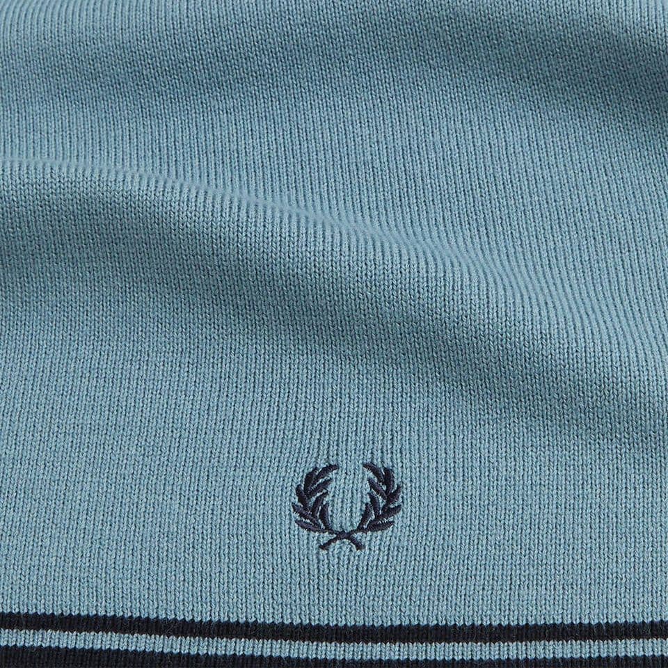 FRED PERRY フレッドペリー マフラー ライトブルー