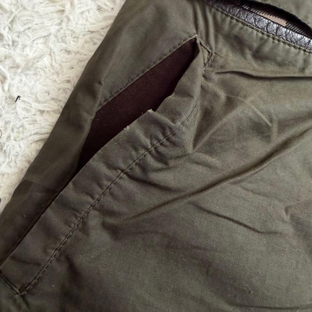 美品　バブアー　スリムバーレー　ワックスコート　ハンティングジャケット　カーキ
