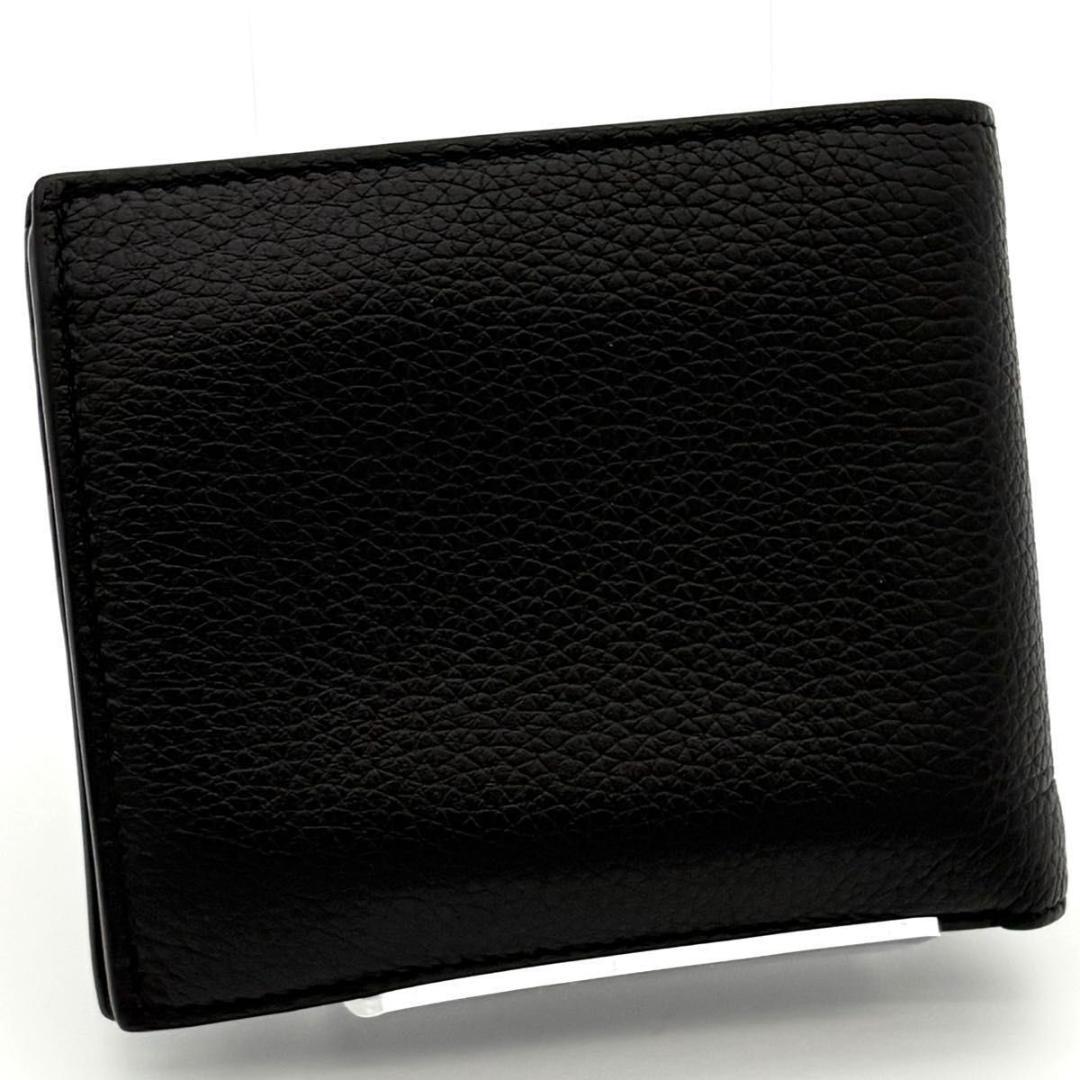 DIOR クリスチャン ディオール 折財布 CDアイコン 黒 ブラック 2553