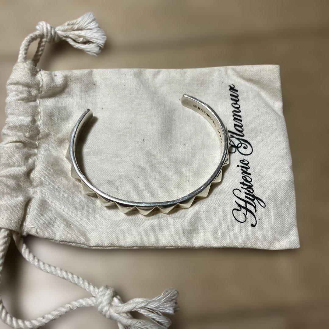 HYSTERIC GLAMOUR スタッズシルバーバングル