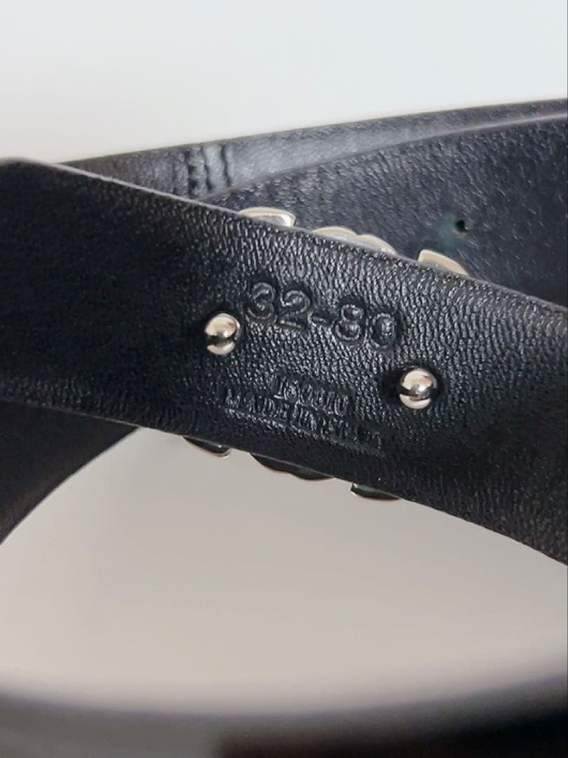 ロエベ　LOEWE ベルト　アナグラム　黒　ブラック