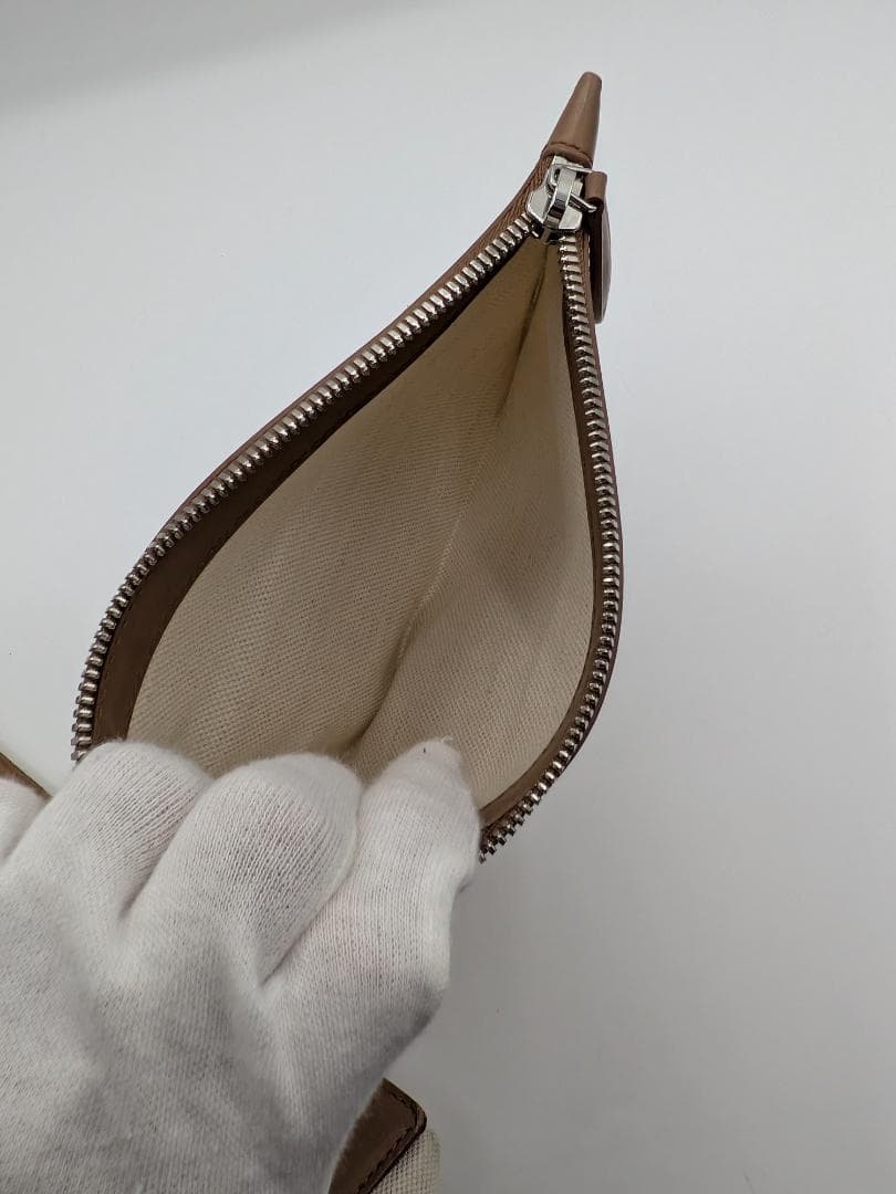 良品✨ バレンシアガ ネイビーカバス キャンバス ベージュ 0LJ