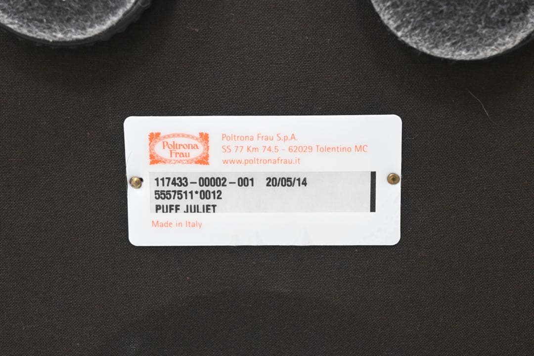 【展示極美品】Poltrona Frau 1人掛けソファ オットマン