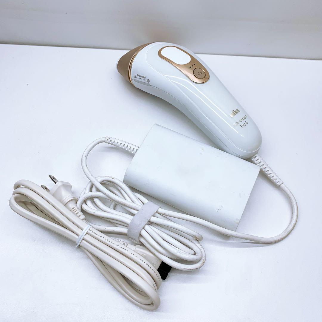 《最新モデル⭐️ほぼ未使用》 ブラウン シルクエキスパート Pro 5 PL