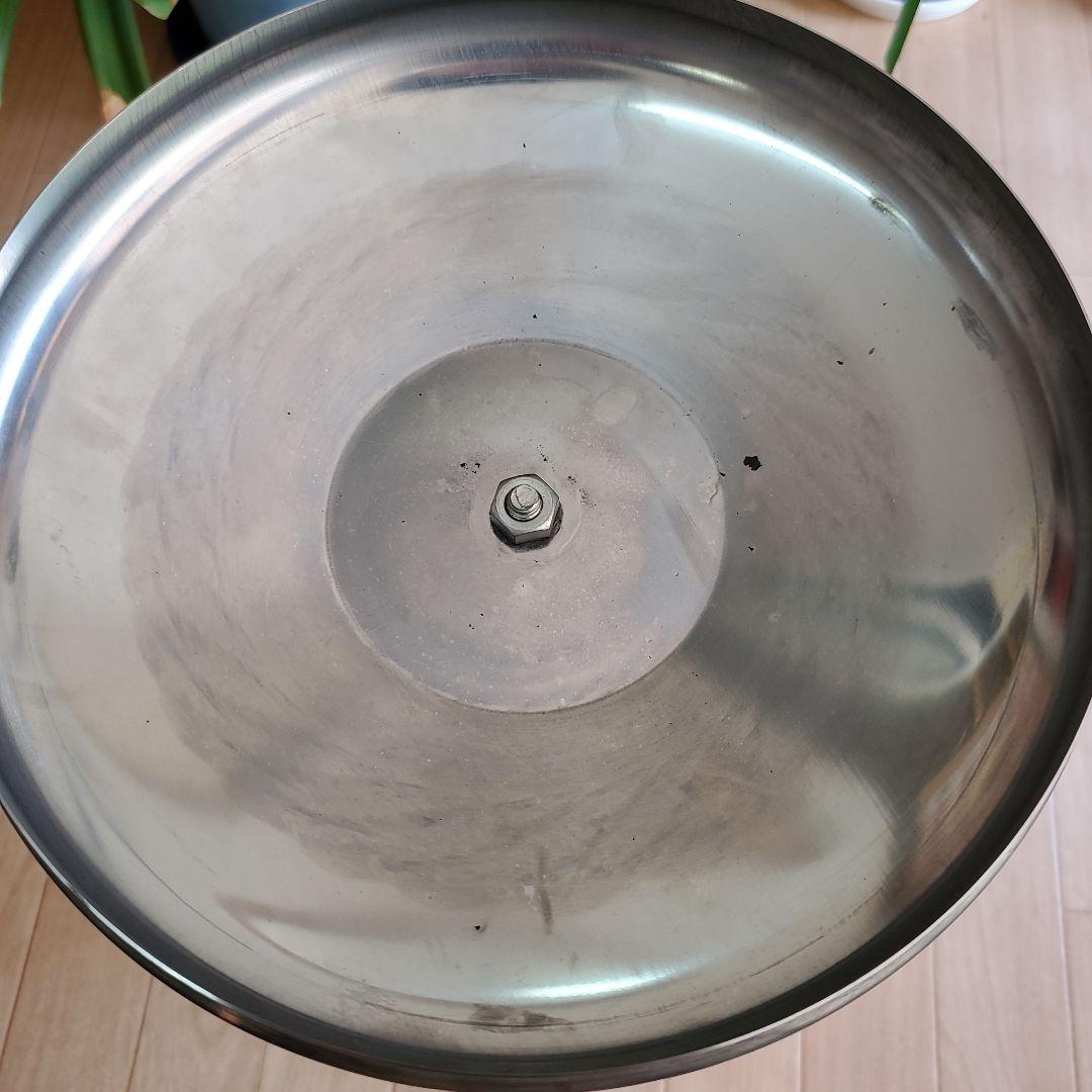 MATSUDA 置き型灰皿 ステンレス 木製昭和レトロスモークスタンド