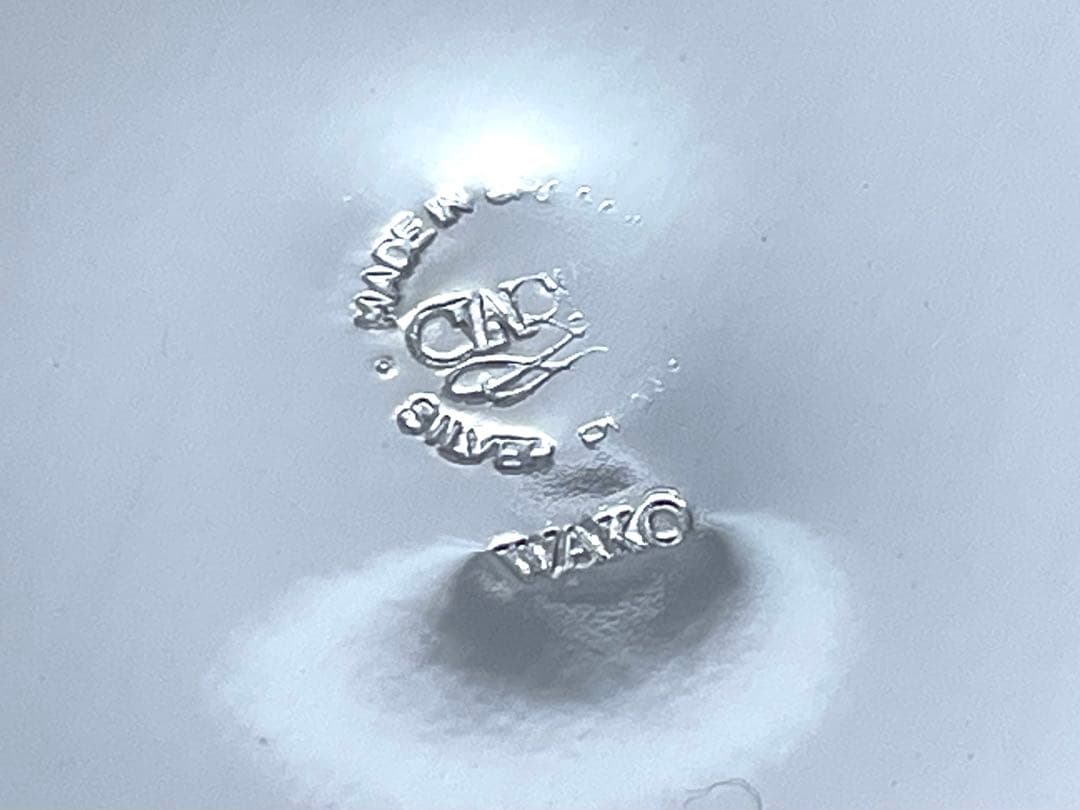 【S】銀座和光 WAKO 銀仕上げ 手編み トレイ 3点セット