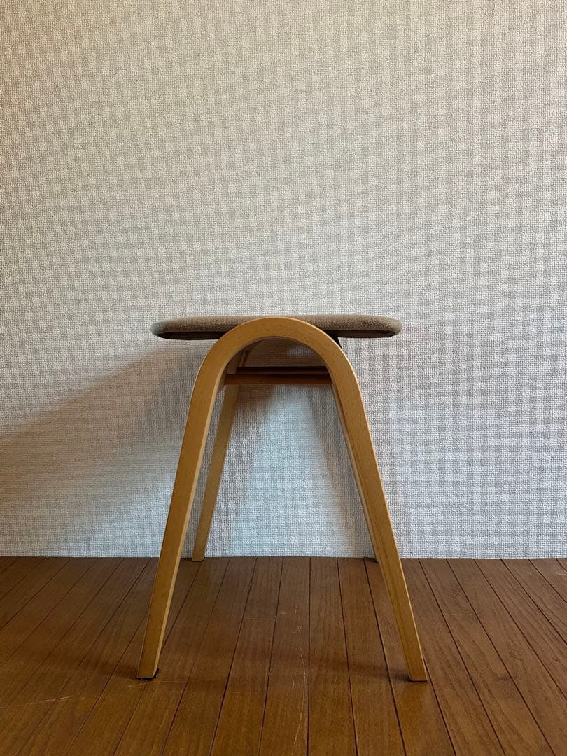 ★期間限定SALE★秋田木工No.202スツール/張地A-11/木製チェア