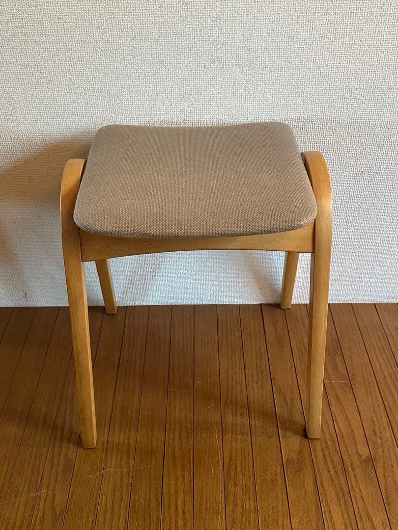 ★期間限定SALE★秋田木工No.202スツール/張地A-11/木製チェア