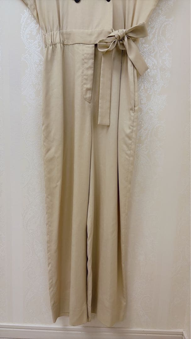 Ballsey セルロースナイロンツイルジャンプスーツ ベージュ 34