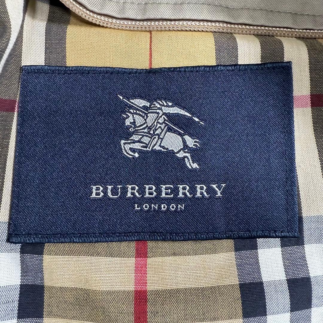 Burberry London ステンカラーコート ノバチェック柄 ライナー付