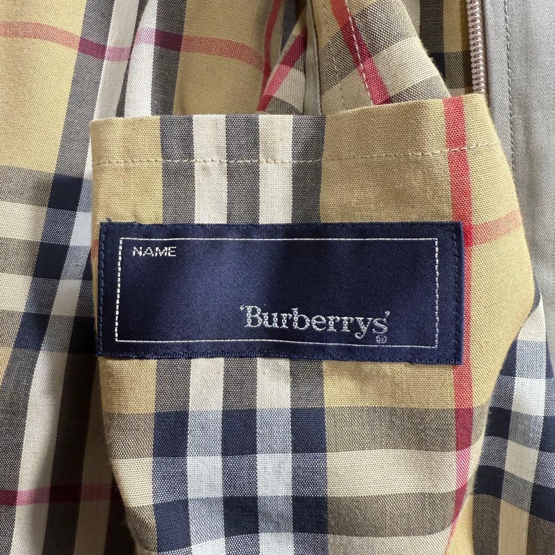 Burberry London ステンカラーコート ノバチェック柄 ライナー付