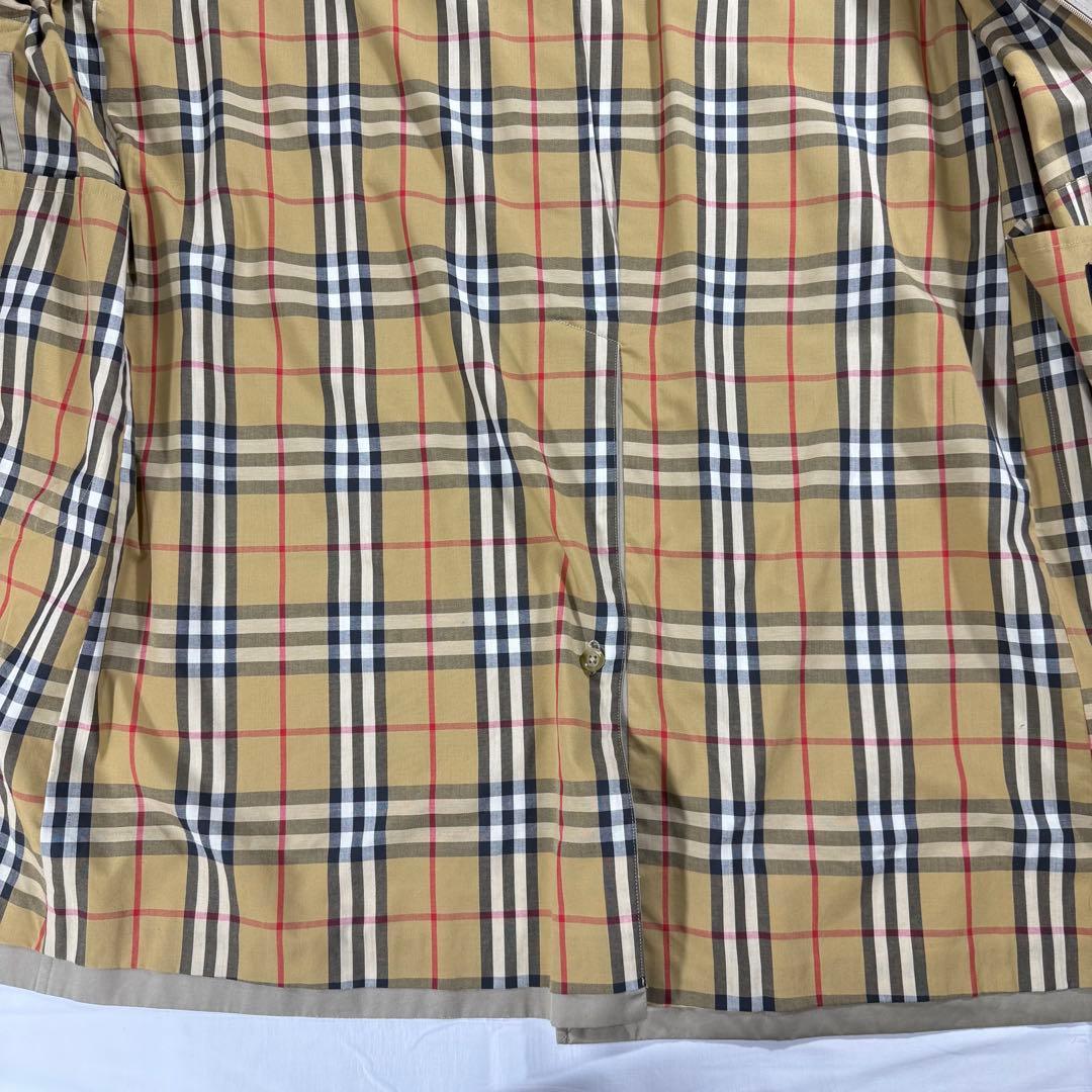 Burberry London ステンカラーコート ノバチェック柄 ライナー付