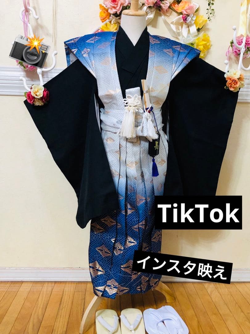 七五三着物五歳‼️完全フルセット‼️1番格上⭐︎陣羽織圧巻⭐︎袴金蘭⭐︎全てトータルコーデ