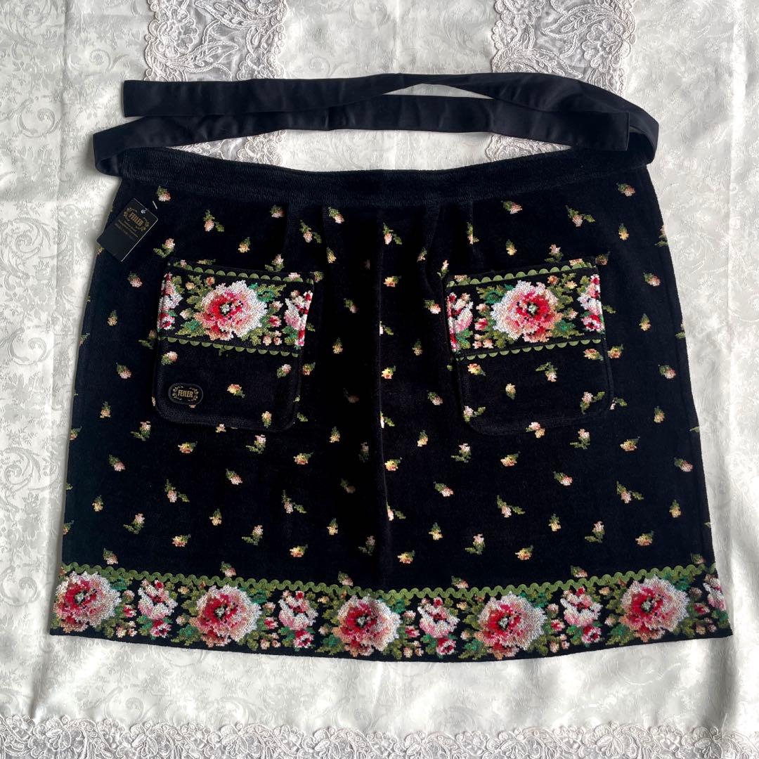 【新品未使用タグ付き】FEILERフェイラー　 エプロン　豪華　花柄