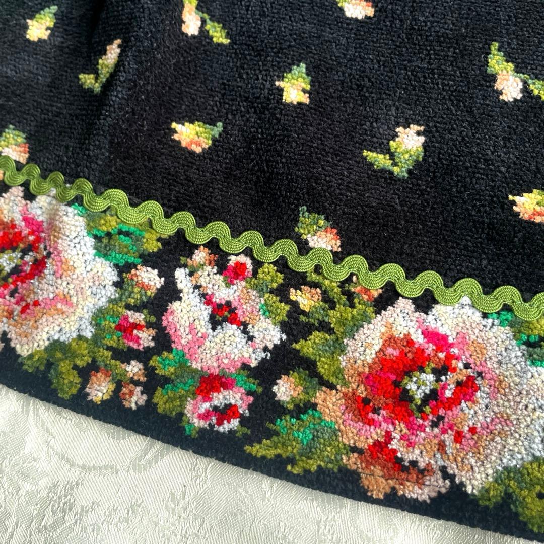 【新品未使用タグ付き】FEILERフェイラー　 エプロン　豪華　花柄