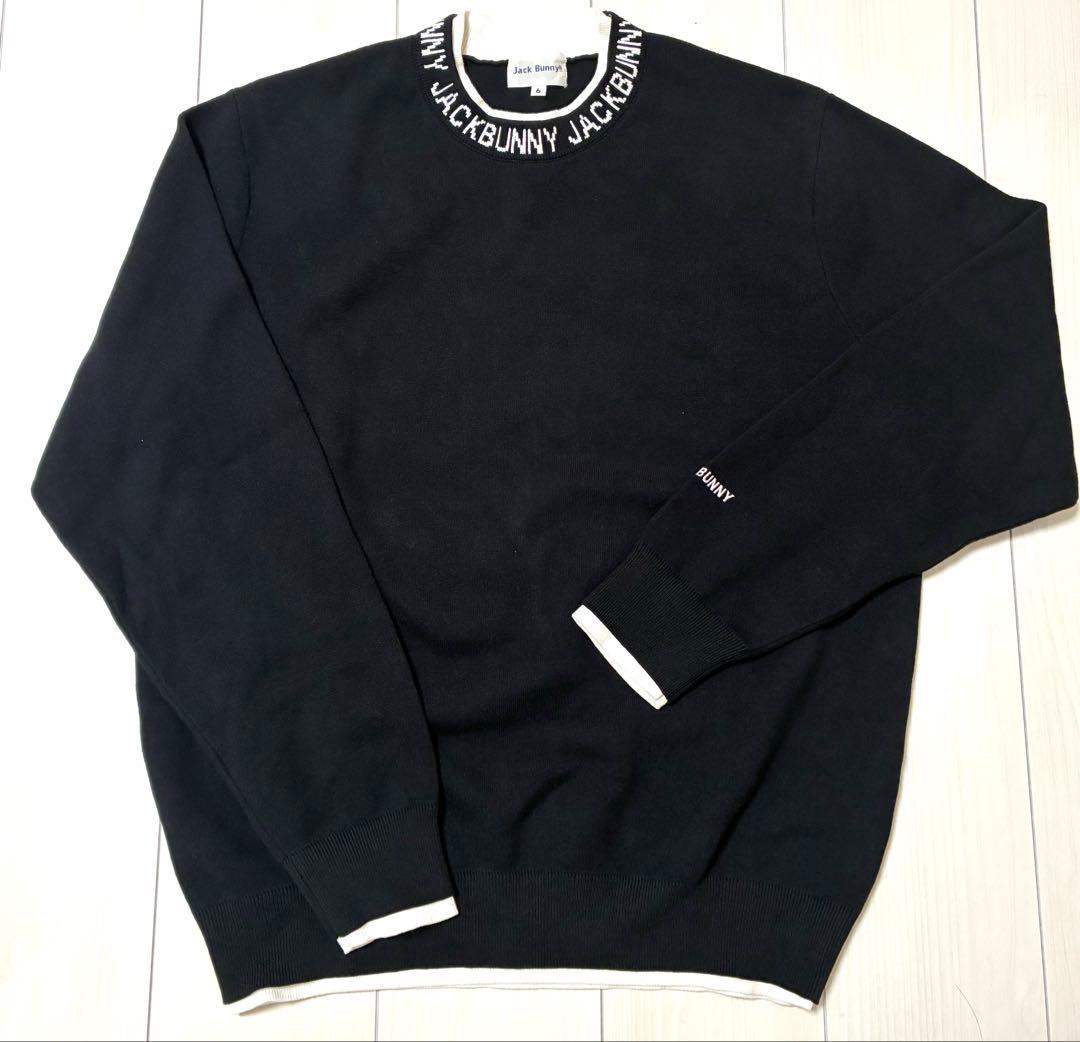 【美品】JACK BUNNY 黒 クルーネックセーター