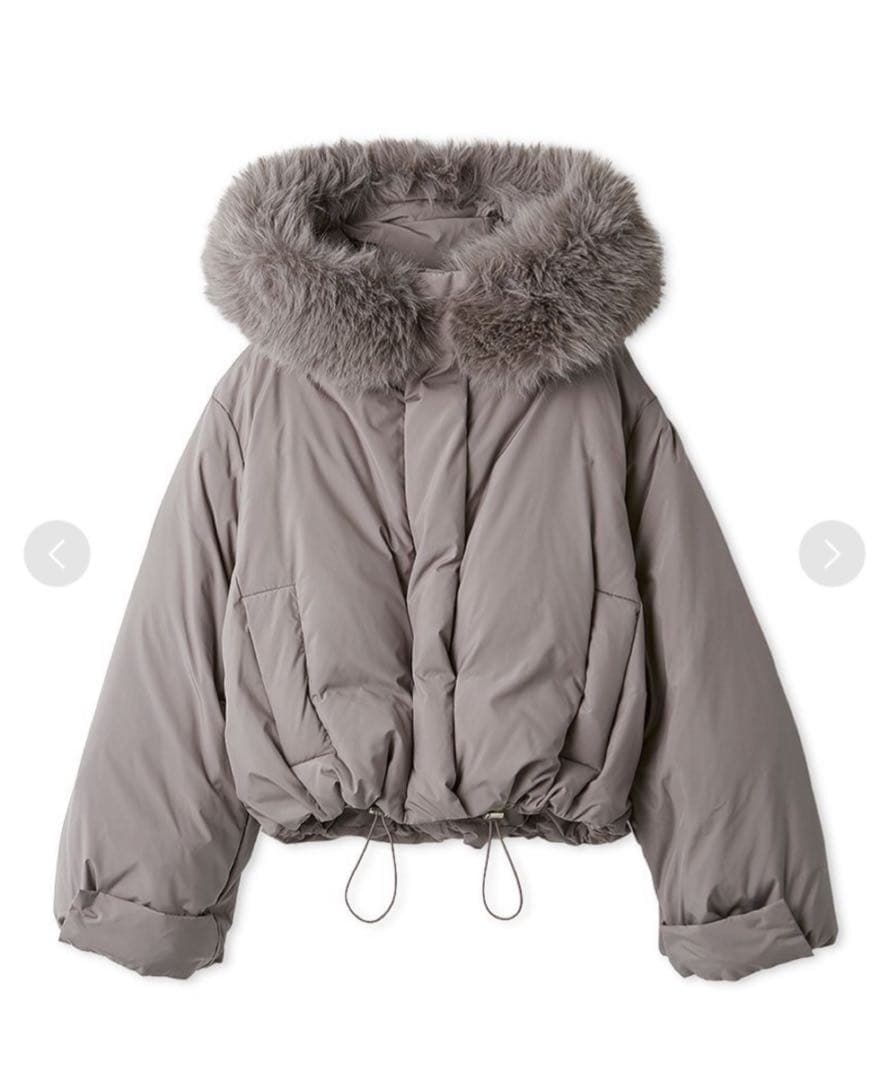 SNIDEL 西川フードファーショートダウン