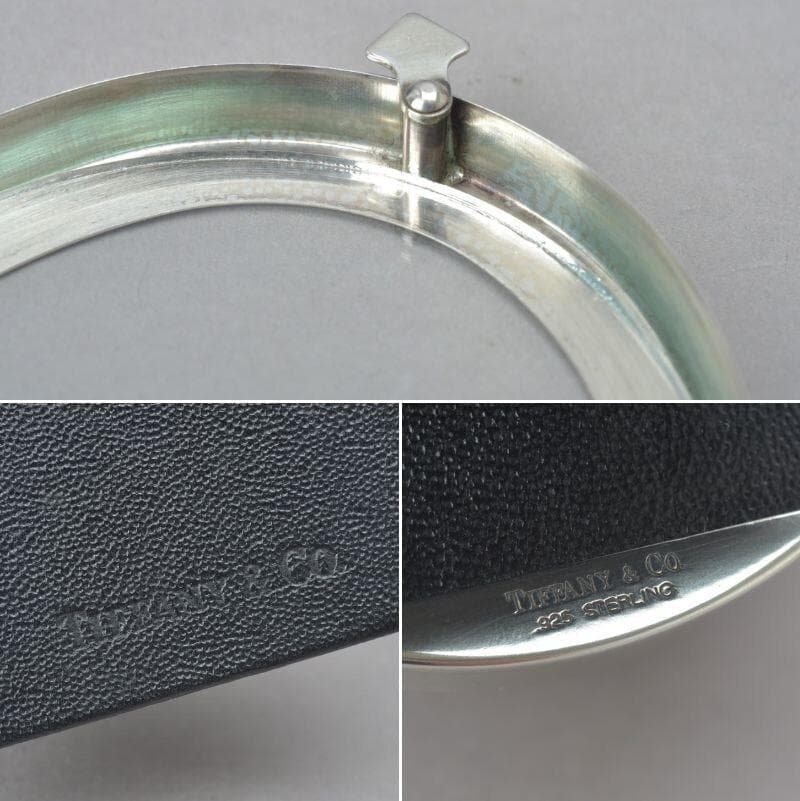 磨き済み/美品 ティファニー フォトスタンド SV オーバル 925 保存袋付