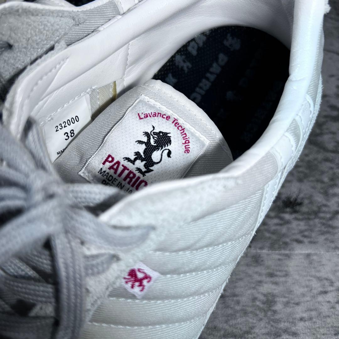 訳あり良品【パトリック】（38）スニーカー スタジアム グレー ナイロン