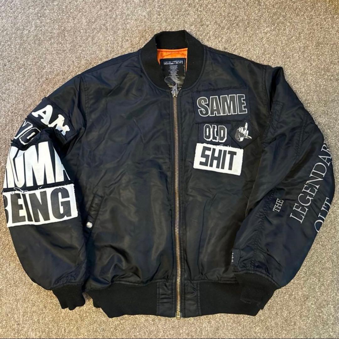 IAMNOTAHUMANBEING MA-1 ジャケット