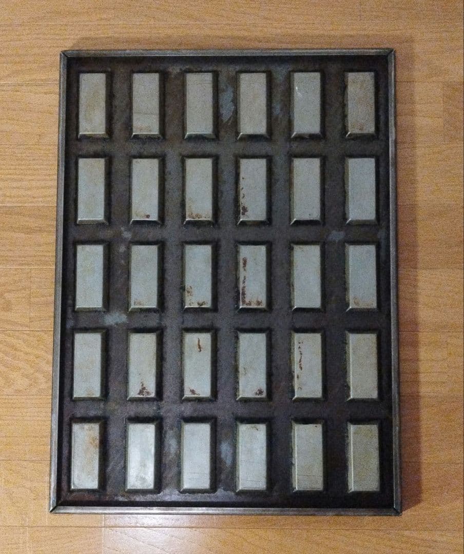 大型天板 フィナンシェ型 30連 業務用 長方形 サイズ/約550×400mm