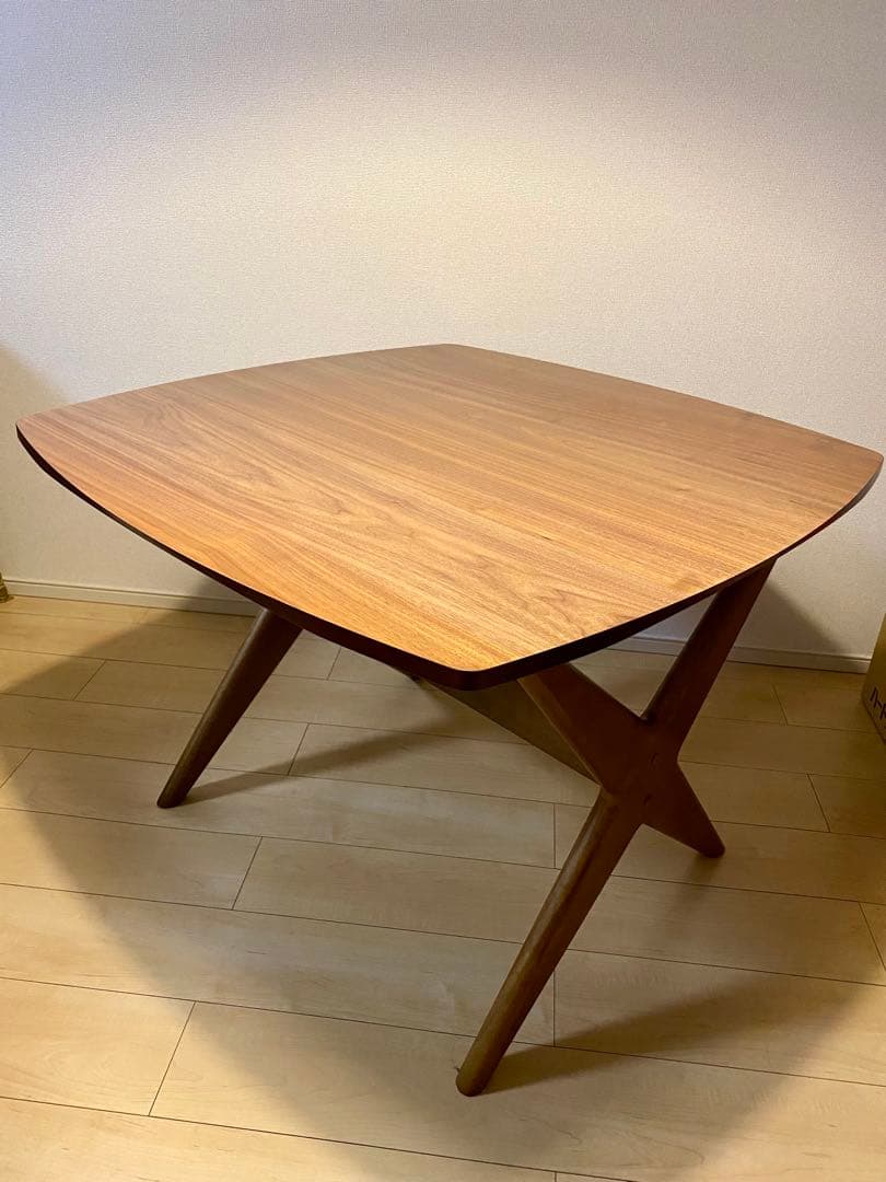 ニトリ　リラックスワイド　リビングダイニングテーブル　90WN-MBR