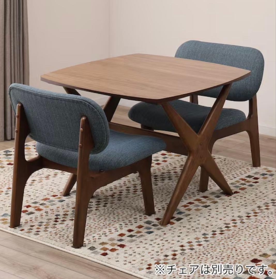 ニトリ　リラックスワイド　リビングダイニングテーブル　90WN-MBR