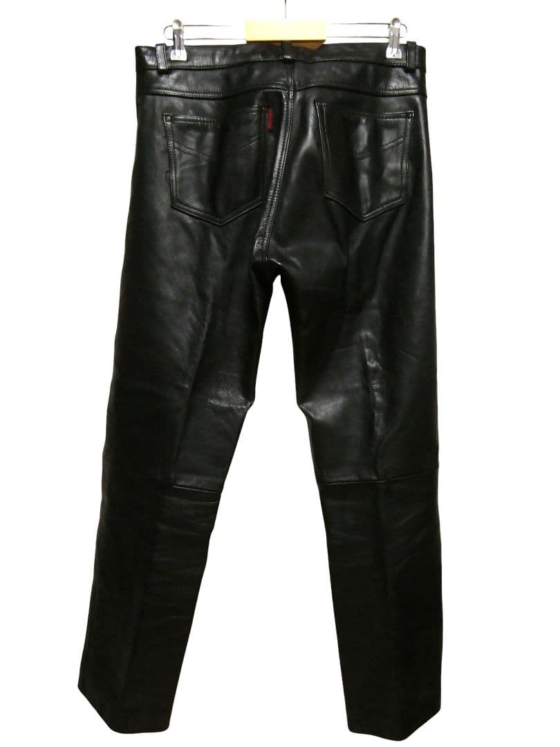 ※専用！本場アメリカ製！美品！VANGUARDレザーストレートパンツW34