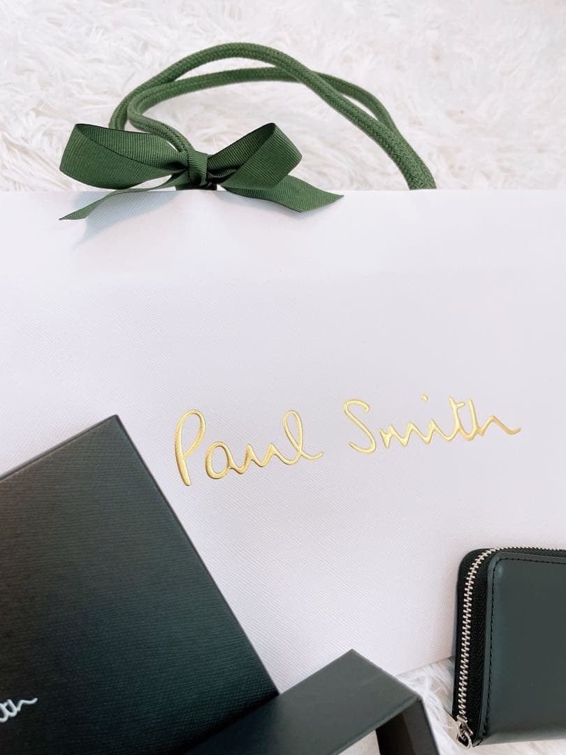 新品 ポールスミス マーケトリーブライトストライプラビット カード&ケース