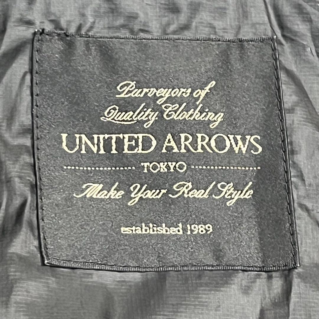 『ユナイテッドアローズ』3WAYステンカラーコート ヘリンボーン ライナーダウン