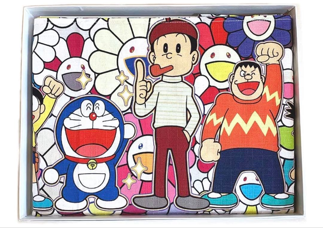 新品未使用品ドラえもん展 2017 マルチクロス 村上隆