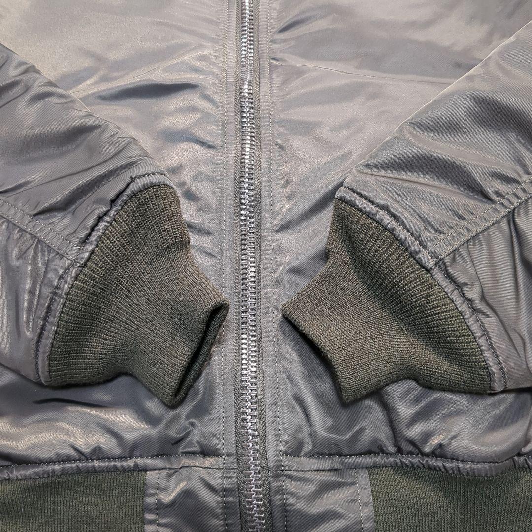 ✨美品！ALPHA INDUSTRIES MA-1 S レプリカグレー 短丈