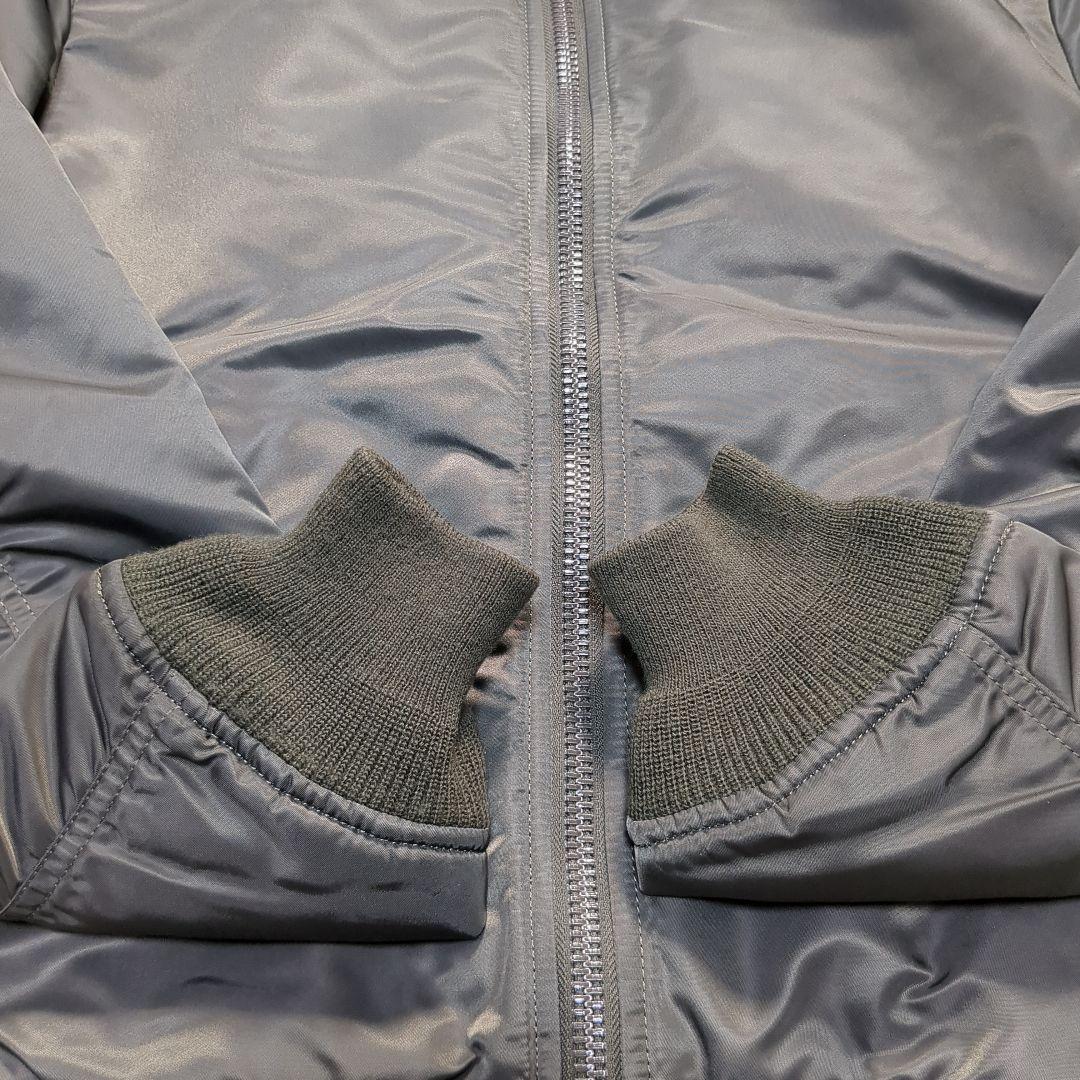 ✨美品！ALPHA INDUSTRIES MA-1 S レプリカグレー 短丈