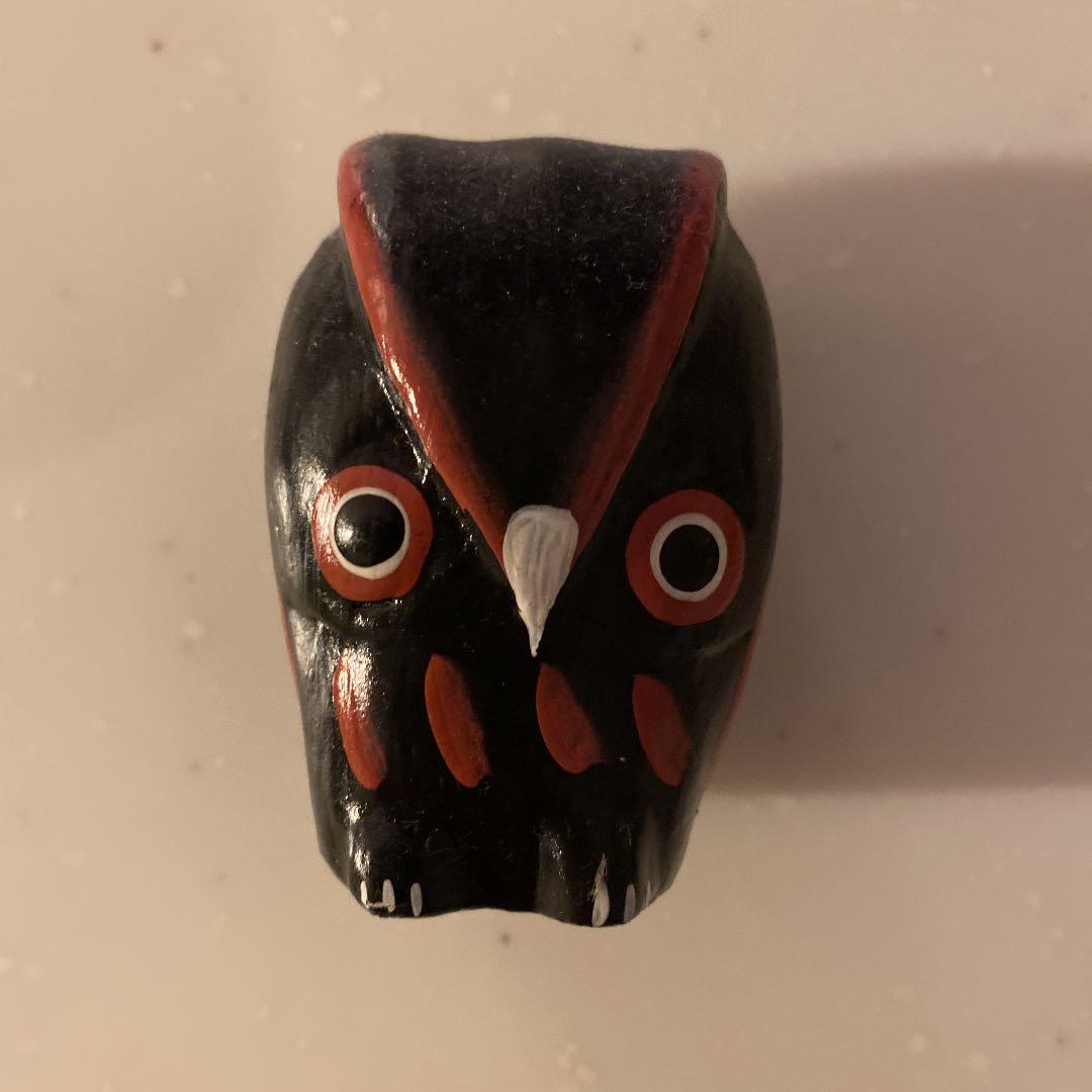 フクロウ置き物