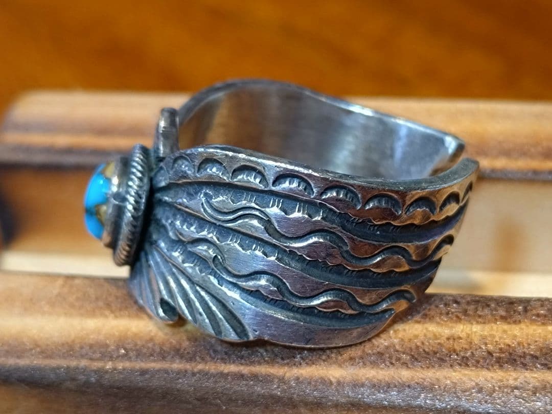 専用ページ❗️インディアンジュエリー、ターコイズサンダーバードリング