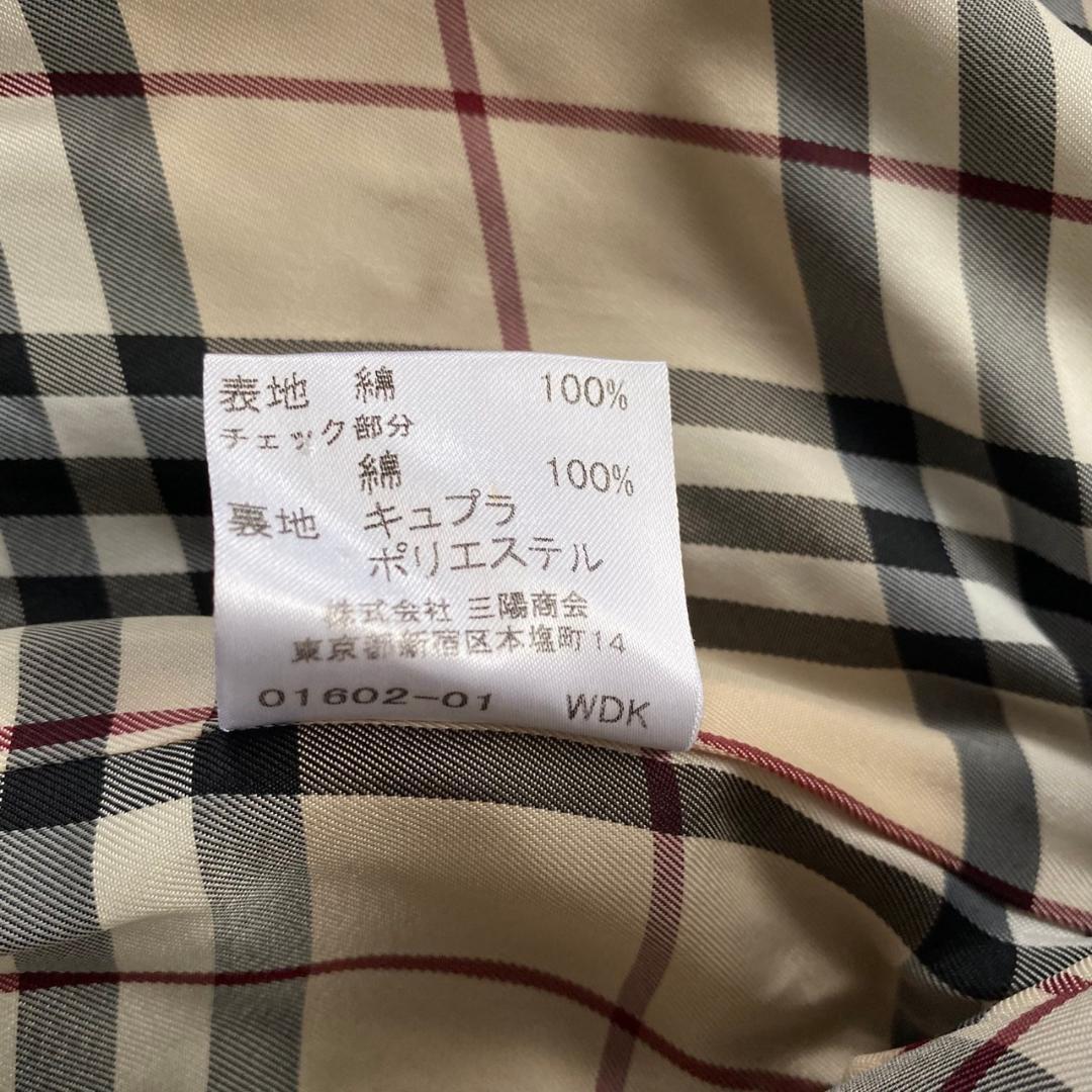 バーバリーロンドン トレンチコート ノバチェック Lサイズ ライナー ベルト付き