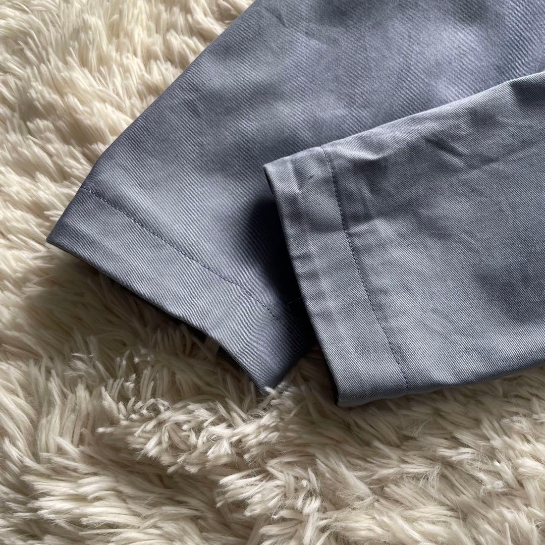 極美品✨ポールスミス　春コート　花柄パイピング　ライトブルー　L