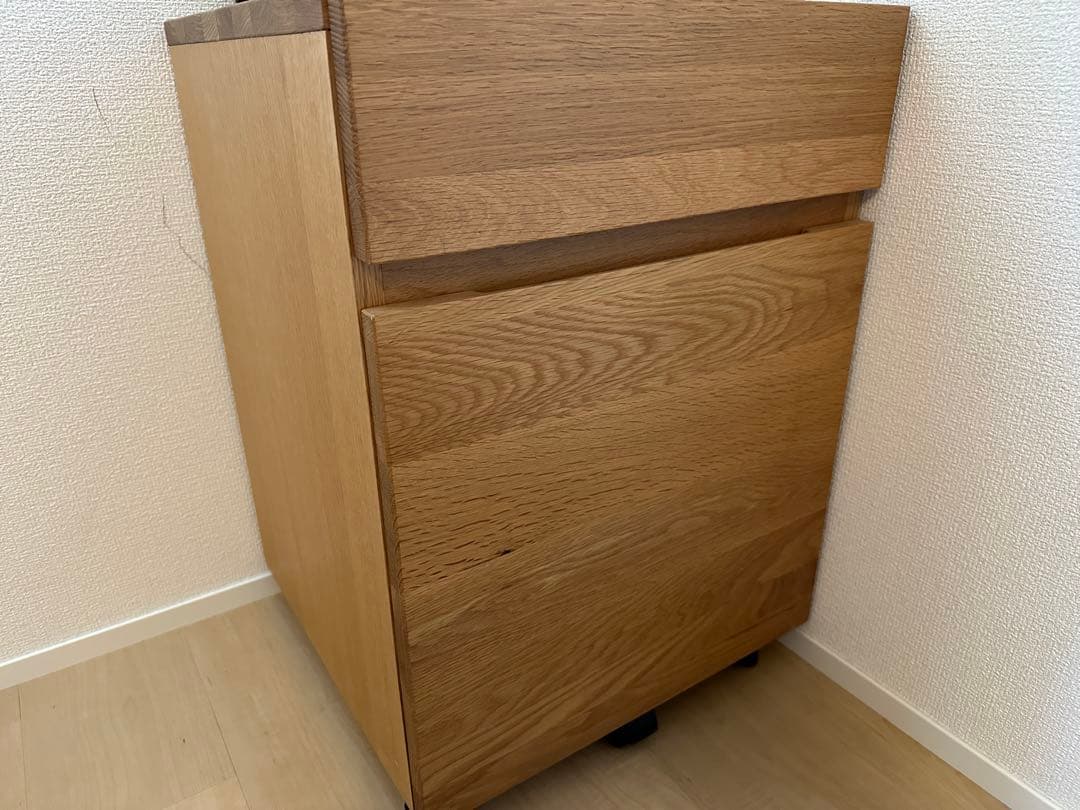 オーク材 無印良品　キャビネット
