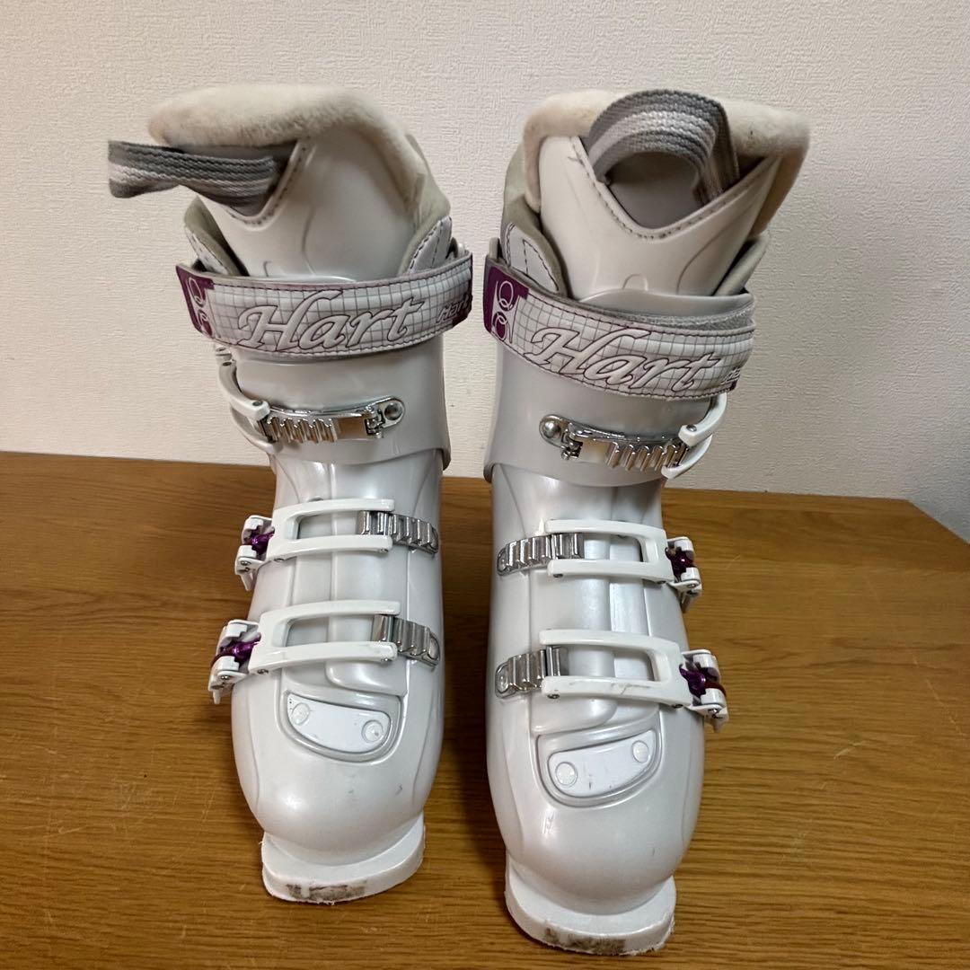 美品 レディースショートスキーセット　ファンスキー　Hart 25-25.5cm