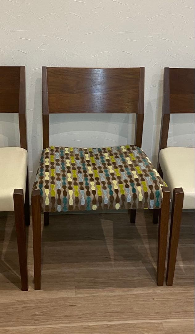 柏木工ウォールナットダイニングチェア 北欧 一脚