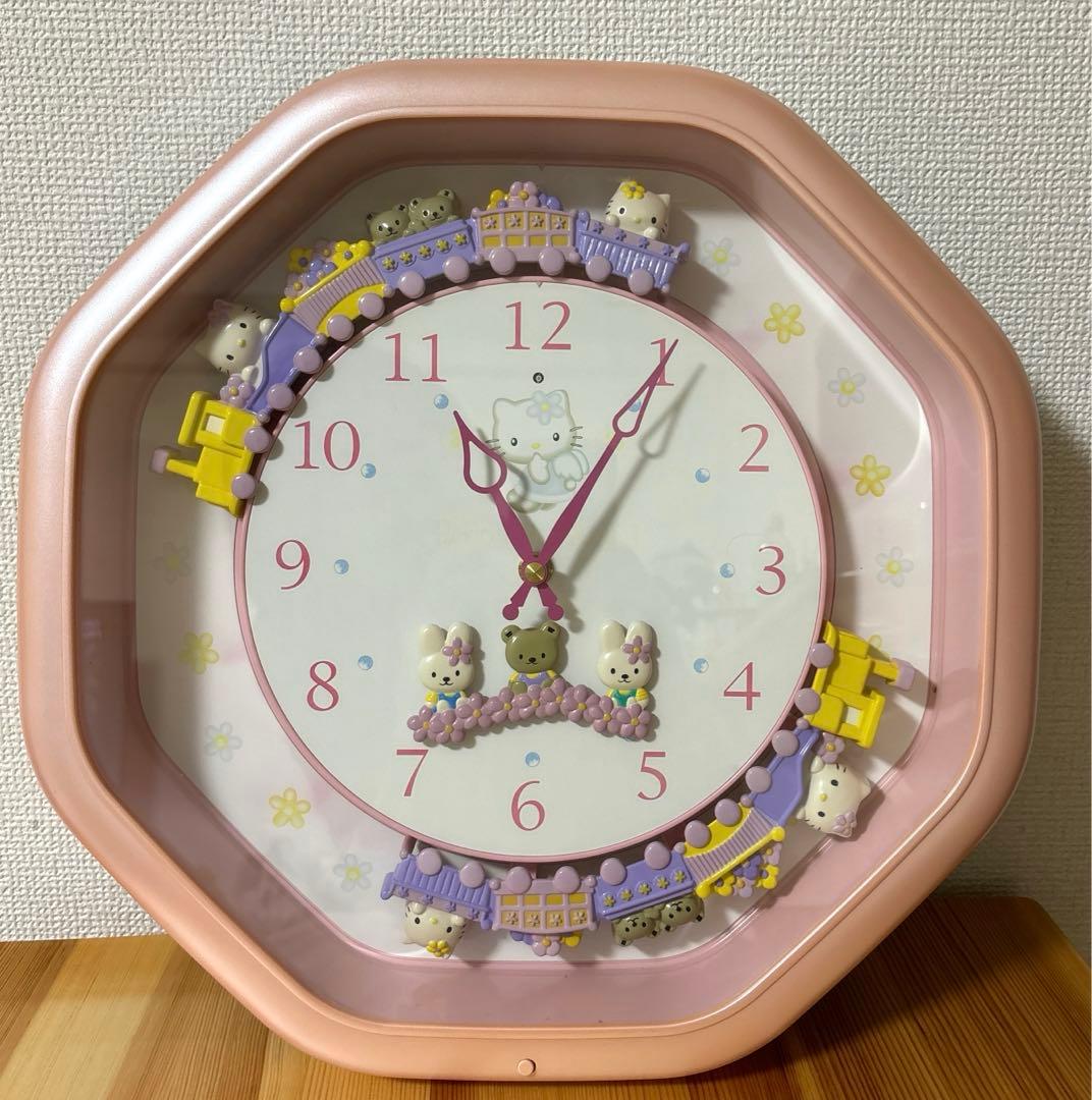CITIZEN ハローキティ　壁掛けからくり時計　サンリオ　廃盤　レトロ