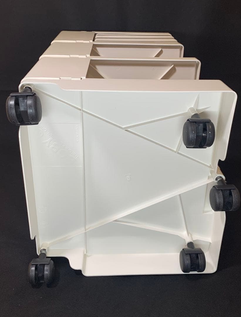 【正規品】　B-LINE 　ボビーワゴン　３段　３トレイ　ホワイト