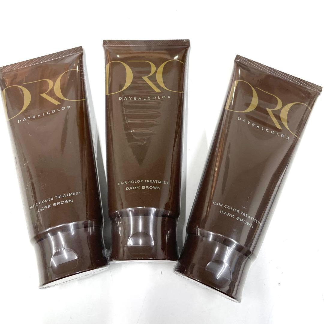松961 デイラルカラー ヘアカラートリートメント 3本セット ダークブラウン