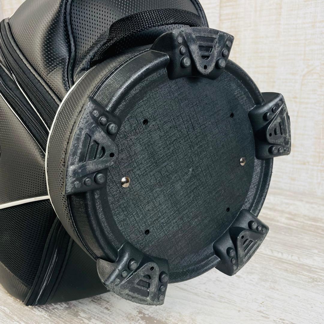 【極美品】adidas アディダスゴルフリニアロゴ キャディバッグ　9.5型