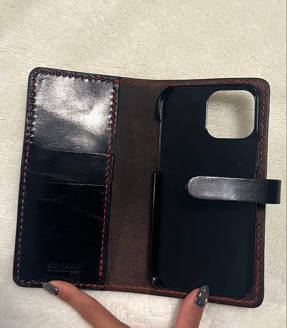 iPhone15Proケース　馬具職人工房