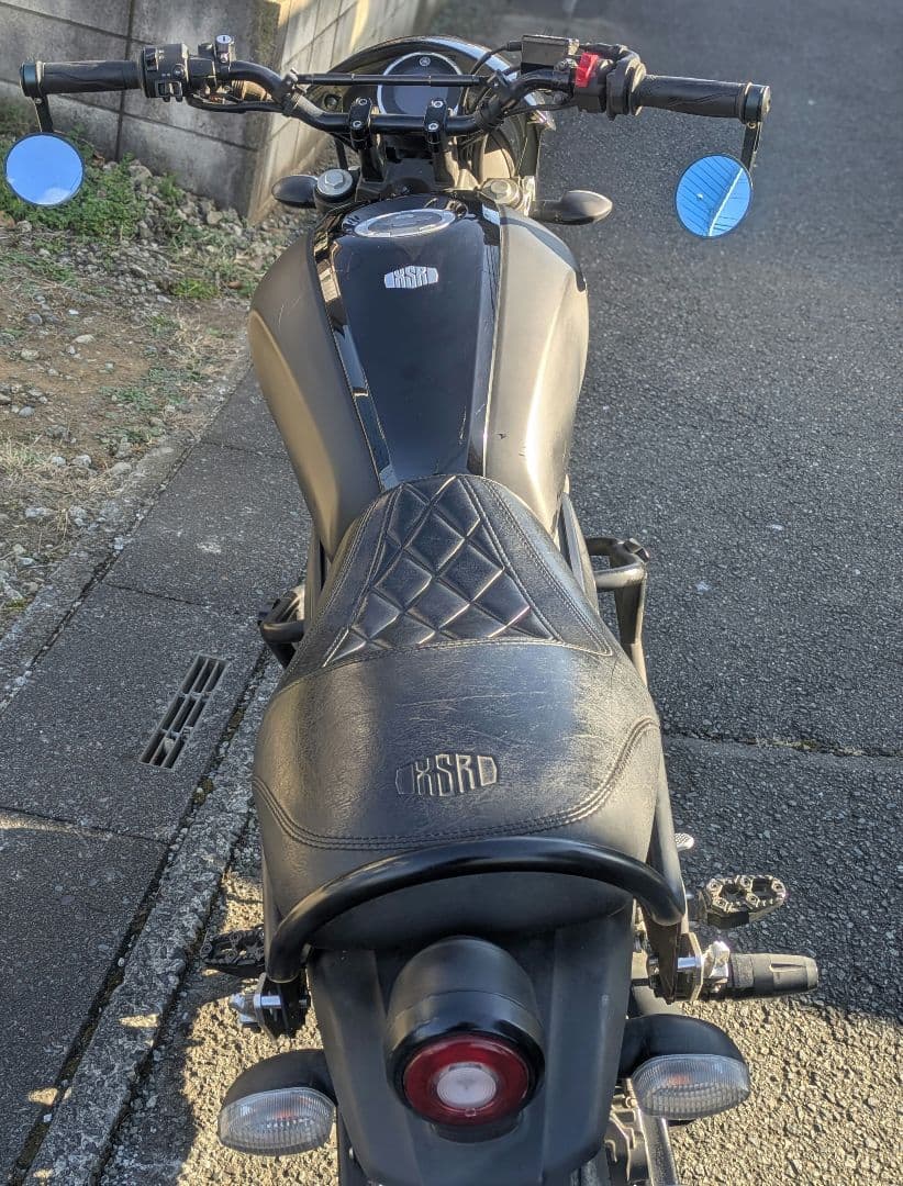 美品　xsr155カフェシート　ヤマハシングルシート